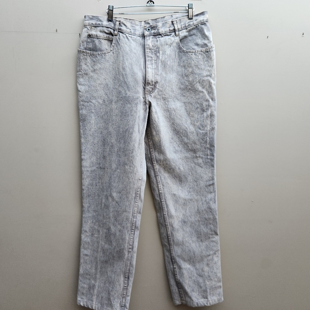 Vintage Britt Grey Acid Wash Jeans - Picture 4 of 6